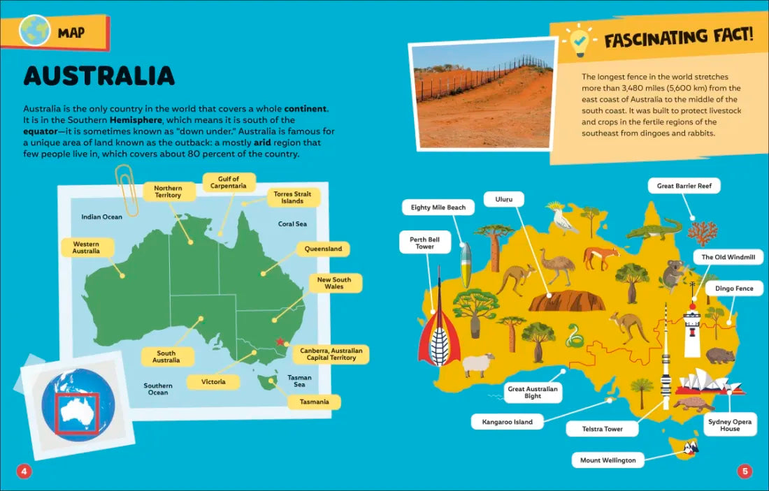 DK Super World: Australia US - Hardback