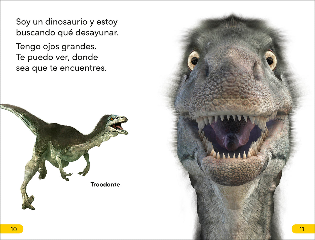 DK Super Readers Level 2 Spanish Translation Dinosaur Dinners - Cena para un dinosaurio interior 1 (ISBN 9780593966624)