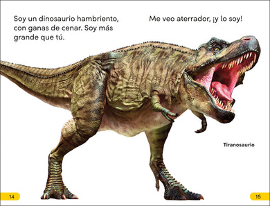 DK Super Readers Level 2 Spanish Translation Dinosaur Dinners - Cena para un dinosaurio interior 2 (ISBN 9780593966624)