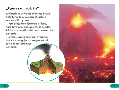 DK Super Readers Level 3 Spanish Translation Eruption - ¡Erupción! interior 1 (ISBN 9780593966648)