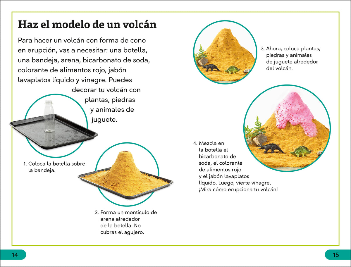 DK Super Readers Level 3 Spanish Translation Eruption - ¡Erupción! interior 2 (ISBN 9780593966648)