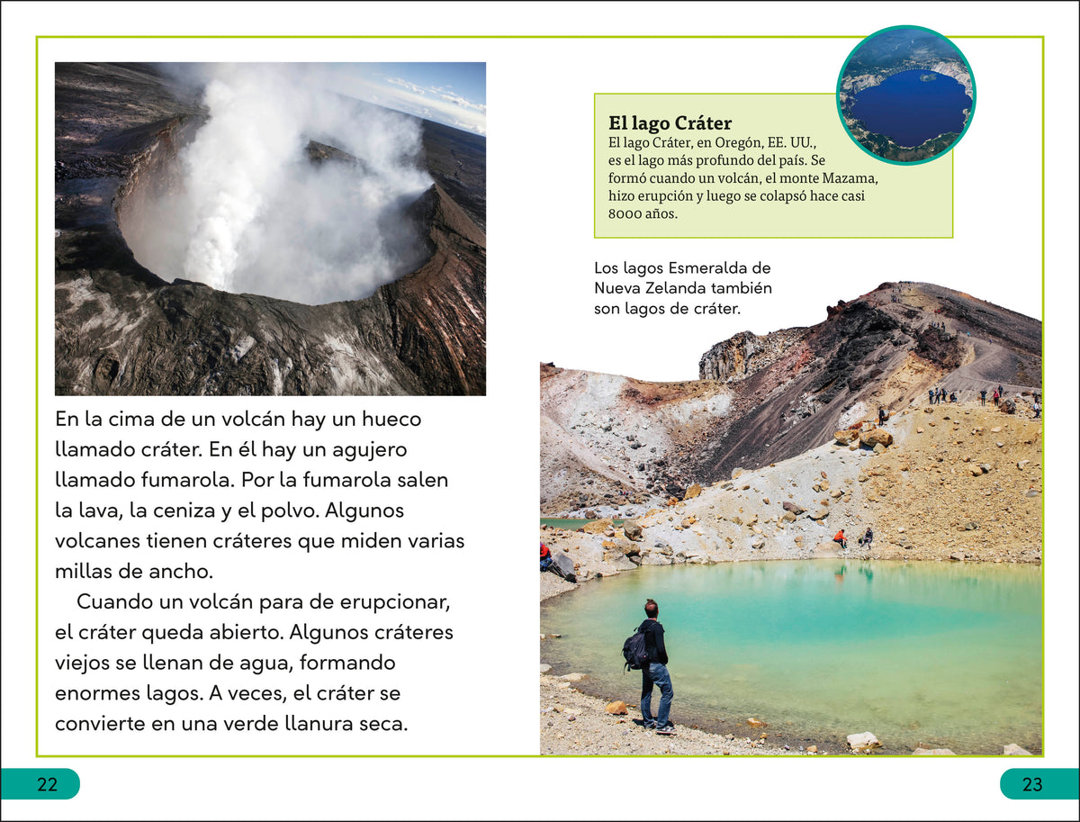 DK Super Readers Level 3 Spanish Translation Eruption - ¡Erupción! interior 4 (ISBN 9780593966648)