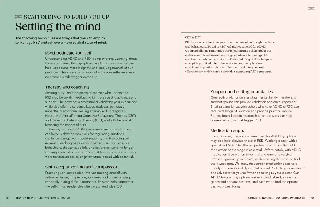 The ADHD Women's Wellbeing Toolkit US - Book