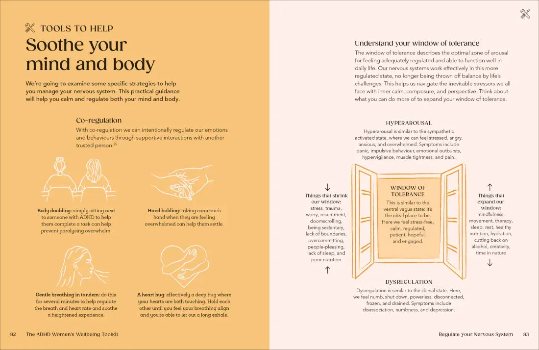 The ADHD Women's Wellbeing Toolkit US - Book