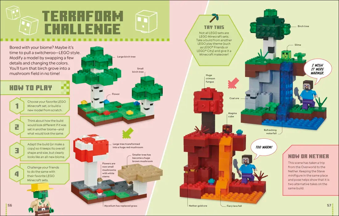 LEGO Minecraft Games Book (Library Edition) US - Hardback