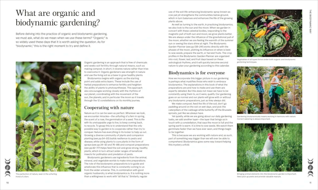 Biodynamic Gardening US - Hardback