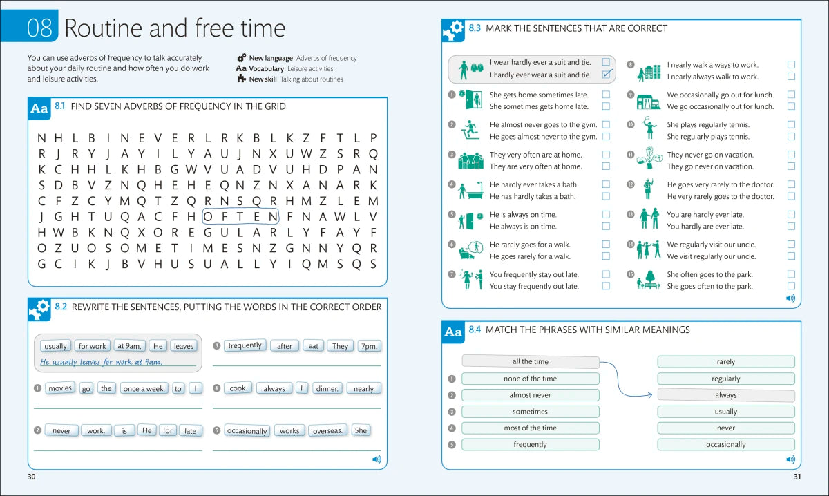 English for Everyone Practice Book Level 3 Intermediate US - Paperback / softback