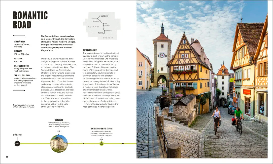 Road Trips in Europe US - Hardback