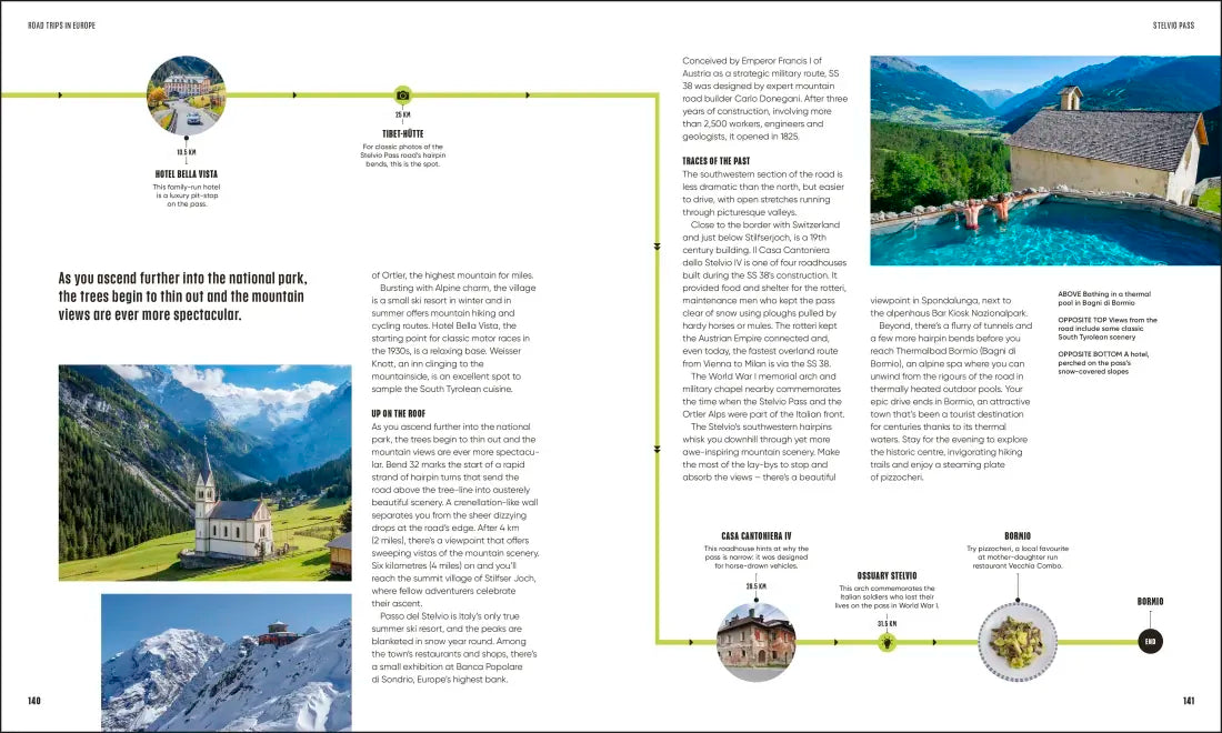 Road Trips in Europe US - Hardback