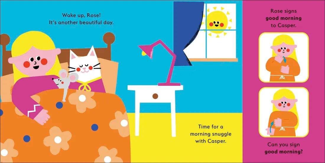 Rose Signs Good Morning! US - Board book