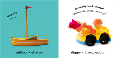 Bilingual Baby Touch and Feel Things That Go / Los transportes US - Board book