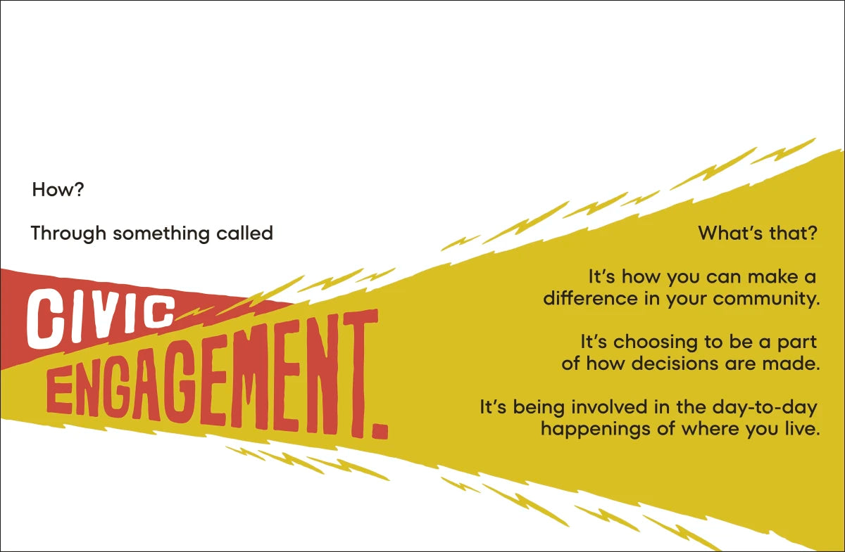 A Kids Book About Civic Engagement US - Hardback