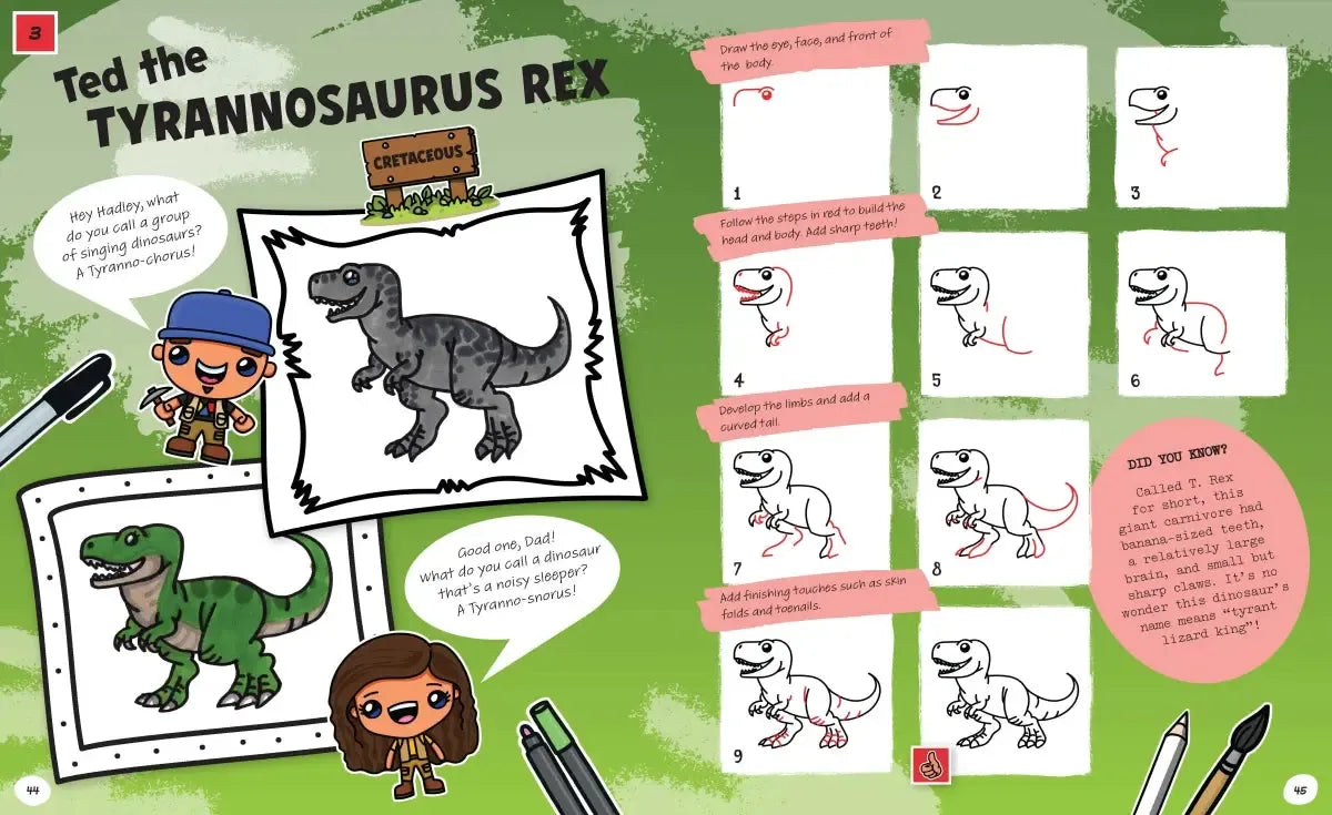 Draw with Art for Kids Hub Dinosaurs US - Paperback / softback
