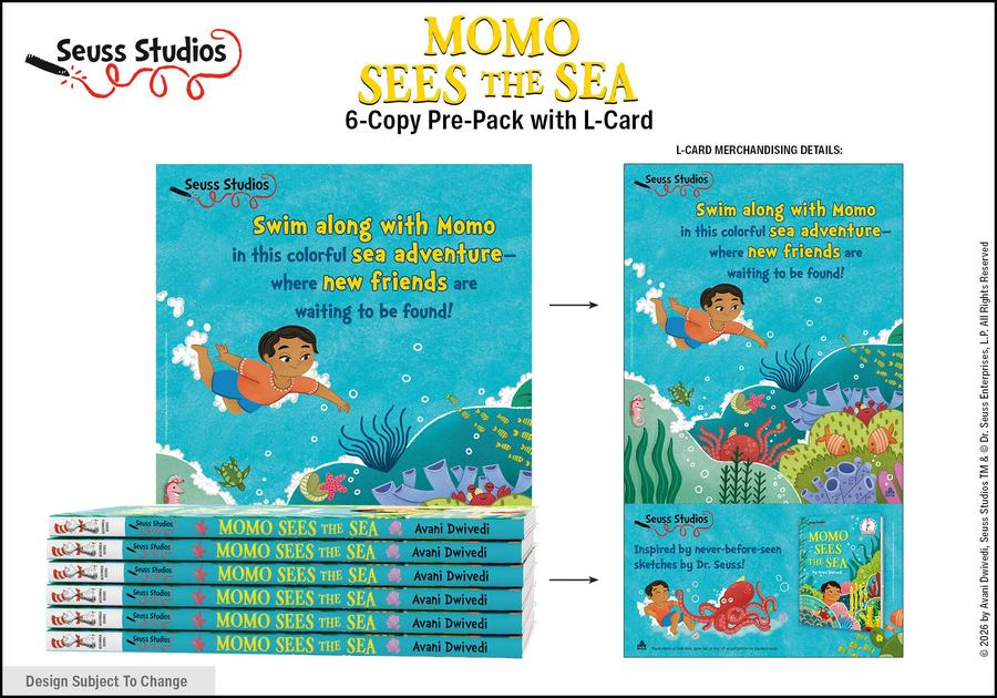 Momo Sees the Sea 6-Copy Prepack with L-Card Spring 2026-Children’s / Teenage fiction: General and modern fiction-買書書 BuyBookBook
