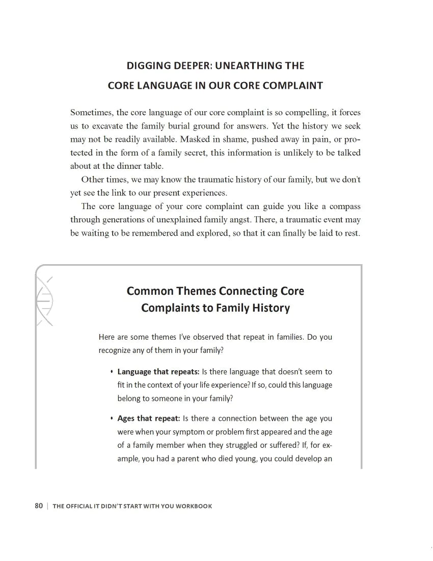 The Official It Didn't Start with You Workbook US - Paperback / softback