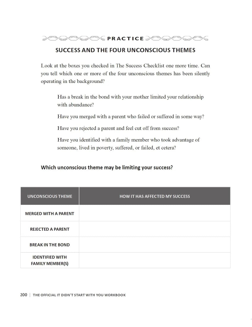 The Official It Didn't Start with You Workbook US - Paperback / softback