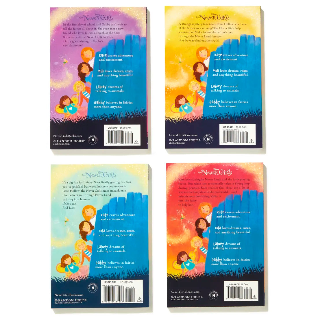 Disney: The Never Girls Collection #3 US - Multiple-component retail product, boxed