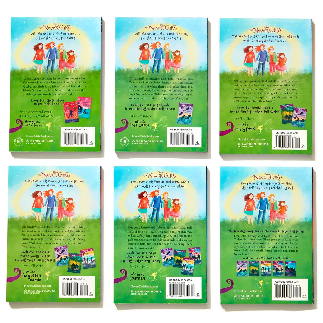 Finding Tinker Bell: Books #1-6 (Disney: The Never Girls) US - Multiple-component retail product, boxed