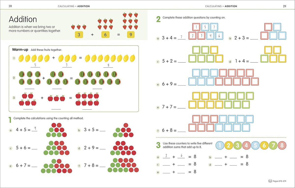 How to Be Good at Math Workbook Grades 2-3