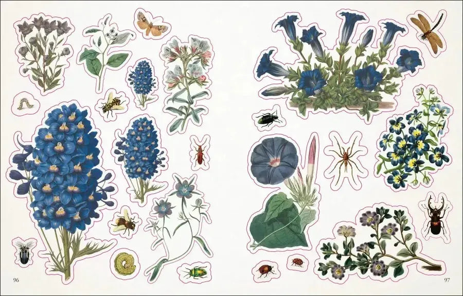 The Botanist's Sticker Anthology US - Hardback