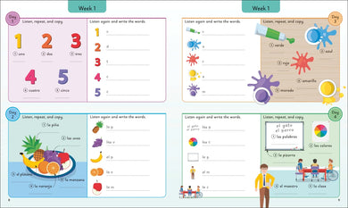 Spanish for Everyone Junior: 5 Words a Day US - Book