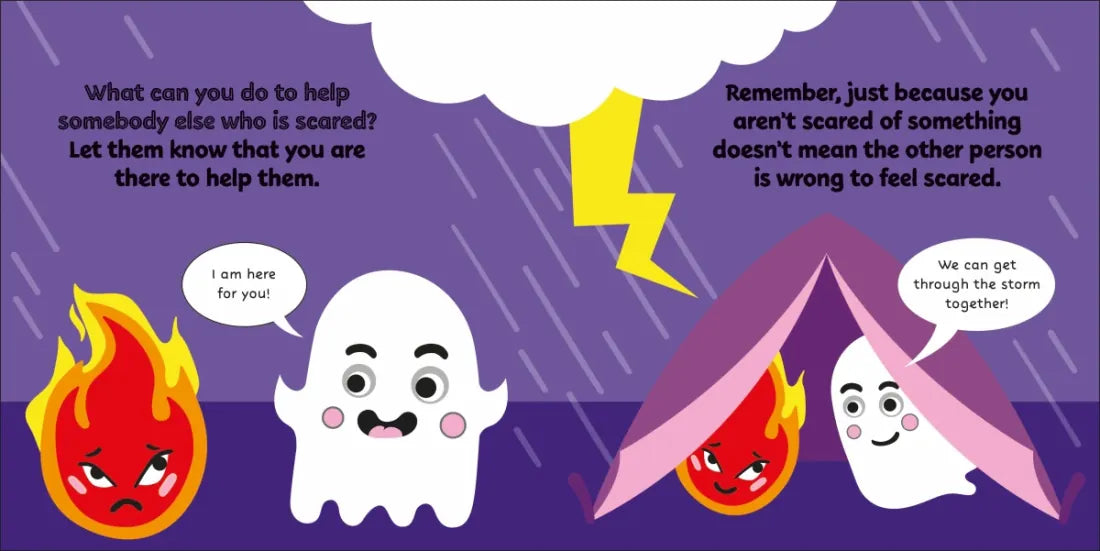 I Feel Scared US - Board book