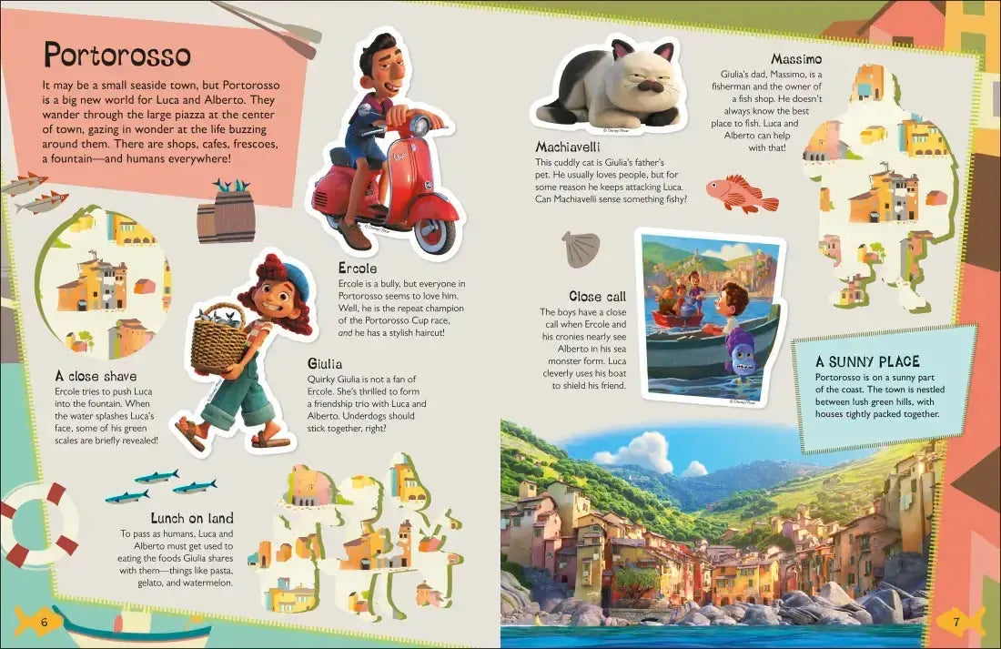 Disney Pixar Luca Ultimate Sticker Book US - Paperback / softback
