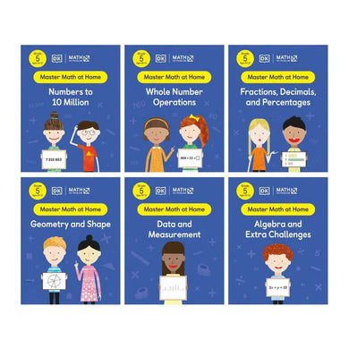 Math - No Problem! Collection of 6 Workbooks, Grade 5 Ages 10-11-Education-買書書 BuyBookBook