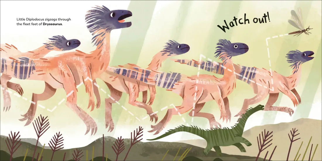 A Dinosaur's Day: Diplodocus Finds Its Family US - Hardback