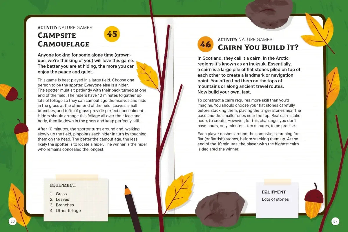 Camping Games and Activities US - Cards