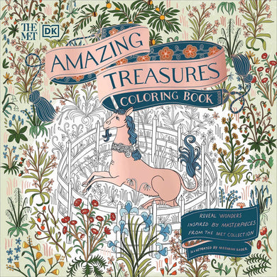 The Met Amazing Treasures Coloring Book-Children’s interactive and activity books and kits-買書書 BuyBookBook