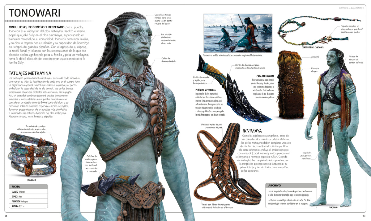 Avatar: El camino del agua. Diccionario visual (Avatar The Way of Water The Visual Dictionary) interior 3 (ISBN 9780744064285)