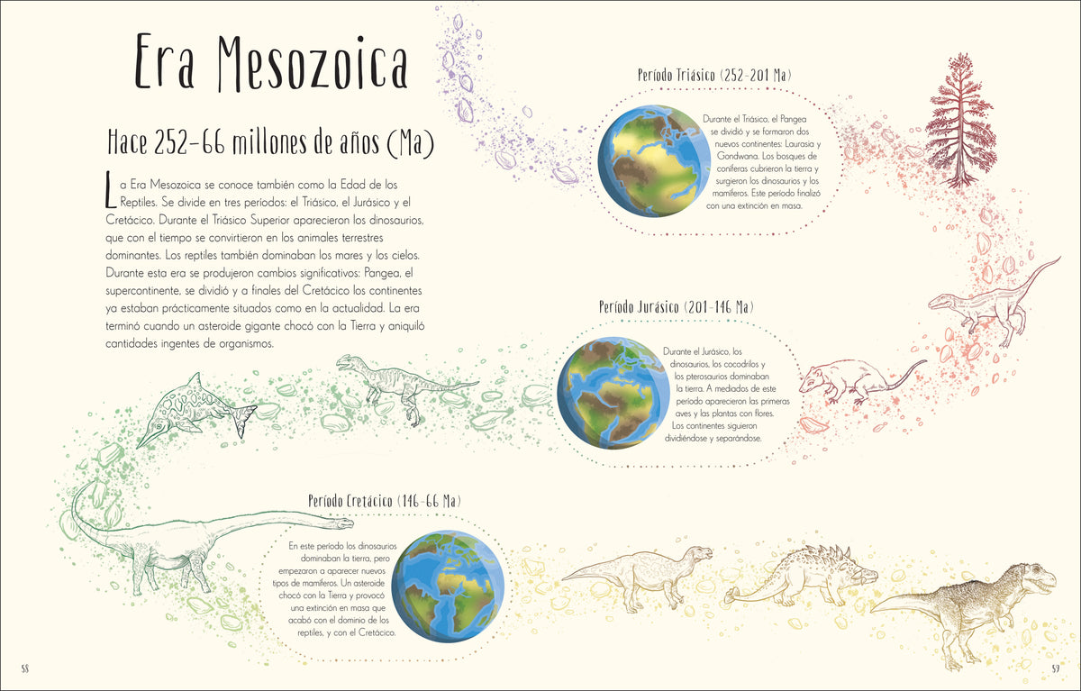 Antología de dinosaurios y vida prehistórica (Dinosaurs and Other Prehistoric Life) interior 3 (ISBN 9780744064391)
