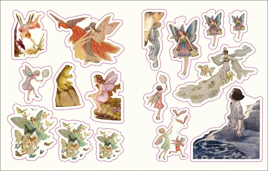 The Forests, Fairies and Fungi Sticker Anthology US - Hardback