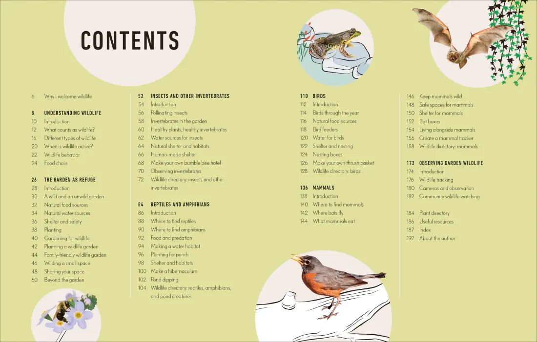 How to Attract Wildlife to Your Garden US - Hardback