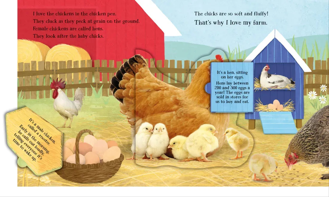 I Love My Farm US - Board book