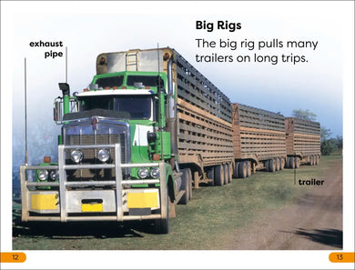 DK Super Readers Level 1 Big Trucks US - Paperback / softback