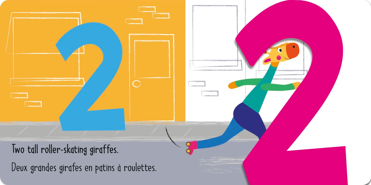 Lift the Flap and Learn: French 1,2,3 US - Board book
