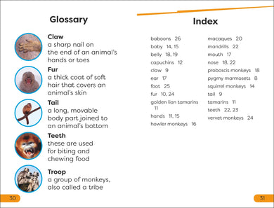 DK Super Readers Level 1 Monkeys US - Hardback