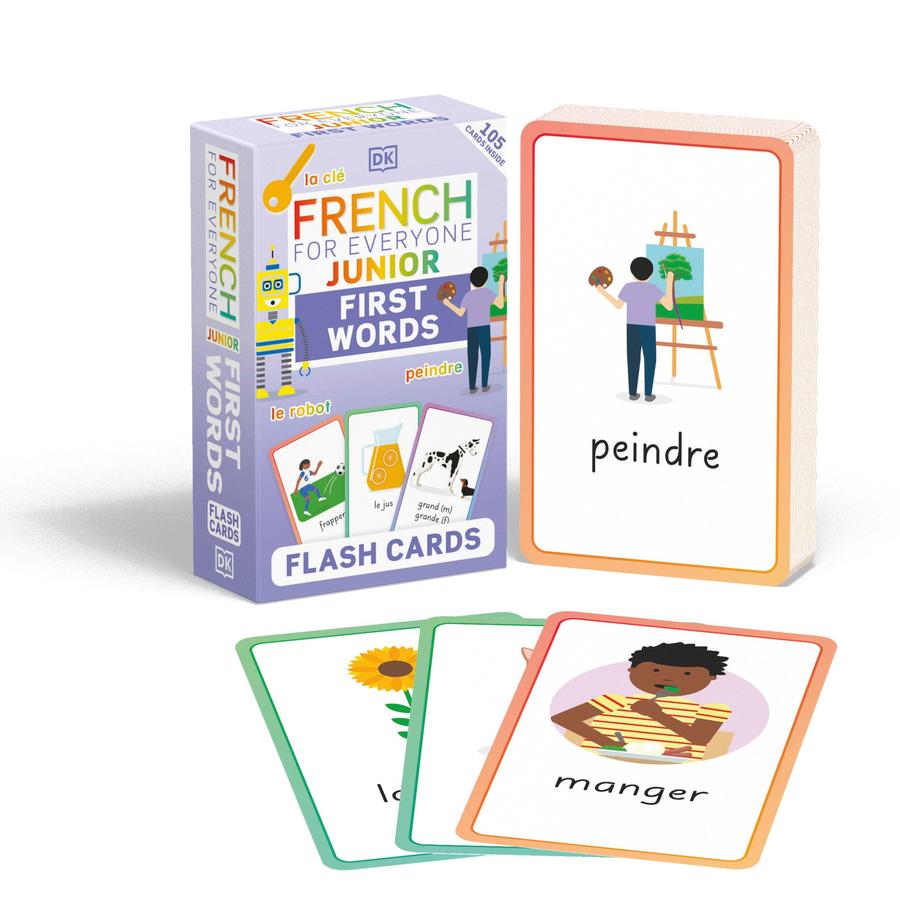 French for Everyone Junior First Words Flash Cards-Children’s Educational: Language/ literature/ literacy-買書書 BuyBookBook