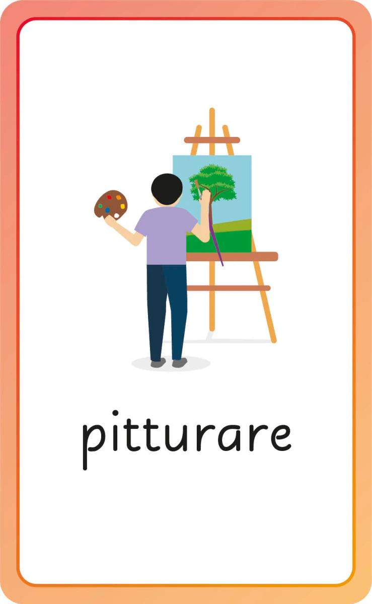 Italian for Everyone Junior First Words Flash Cards US - Cards