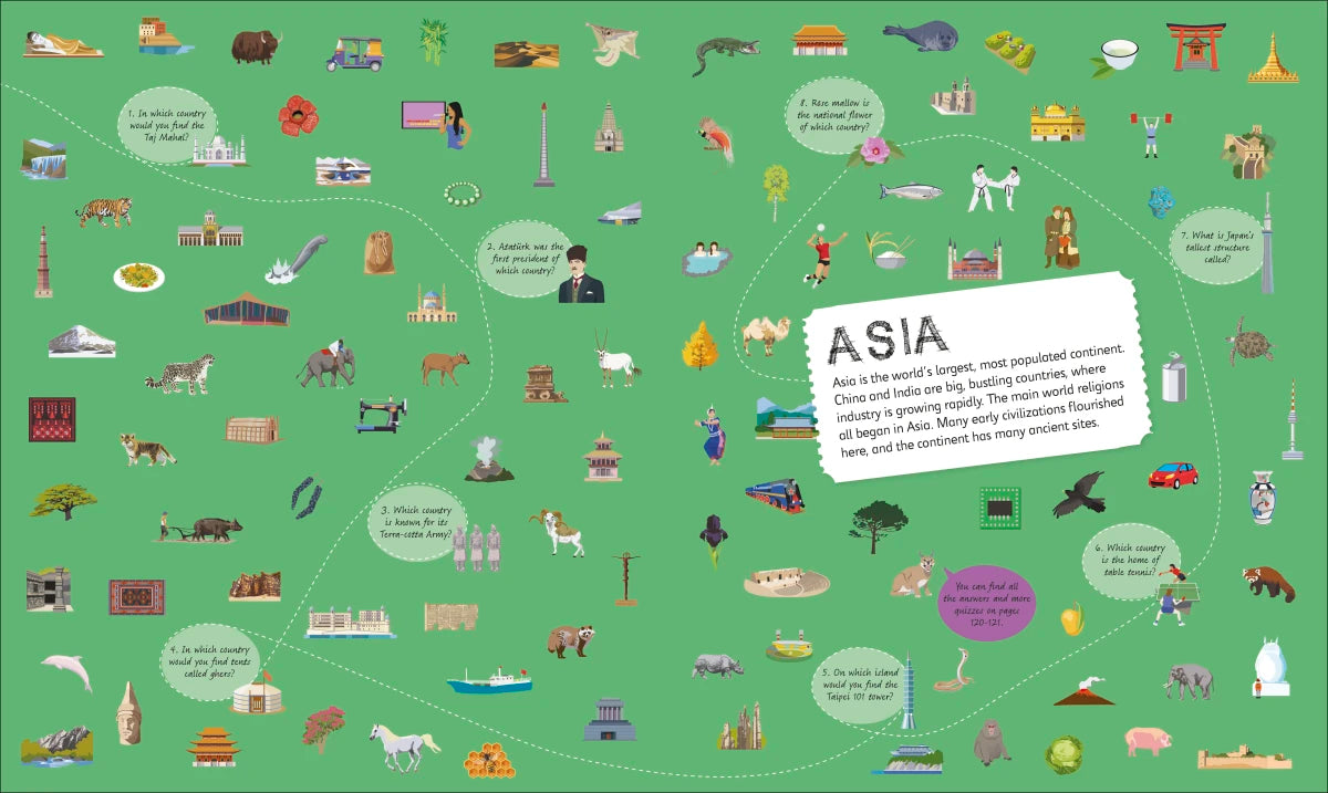 Children's Illustrated Atlas US - Hardback