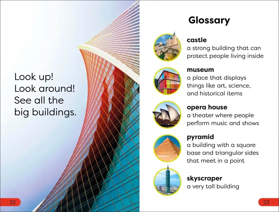 DK Super Readers Pre-Level Big Buildings US - Hardback