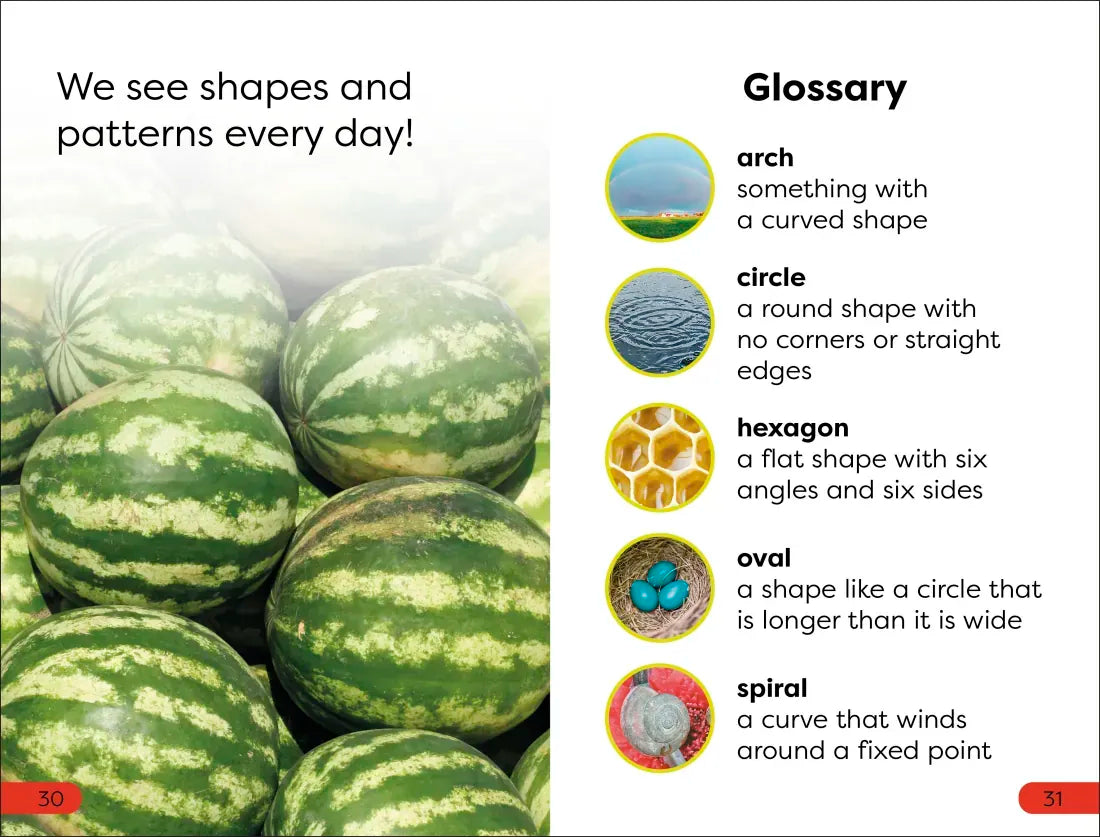 DK Super Readers Pre-Level Shapes and Patterns in Nature US - Hardback