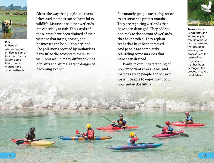 DK Super Readers Level 4 Rivers, Lakes, and Marshes US - Hardback