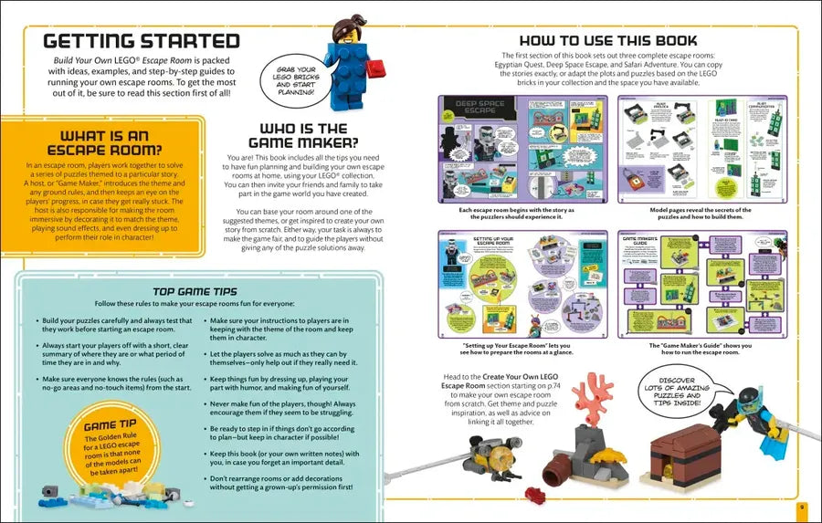 Build Your Own LEGO Escape Room US - Hardback