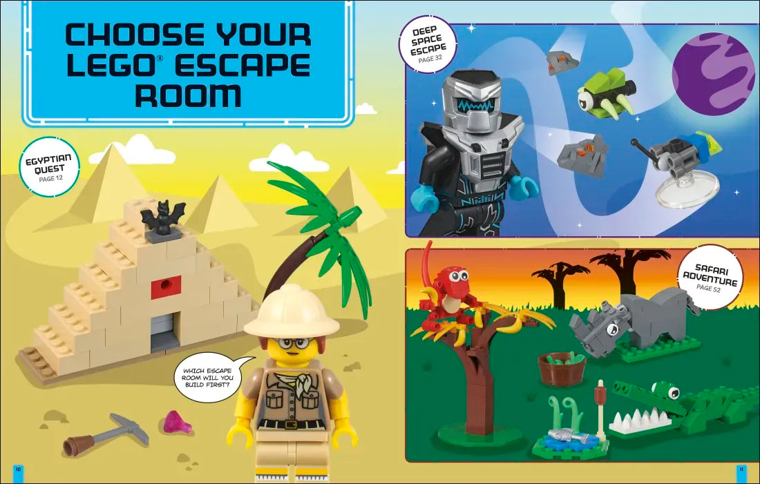 Build Your Own LEGO Escape Room US - Hardback