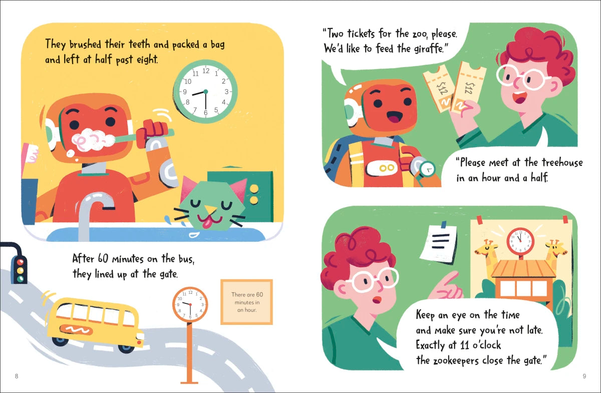The Math Adventurers: A Day at the Zoo US - Hardback