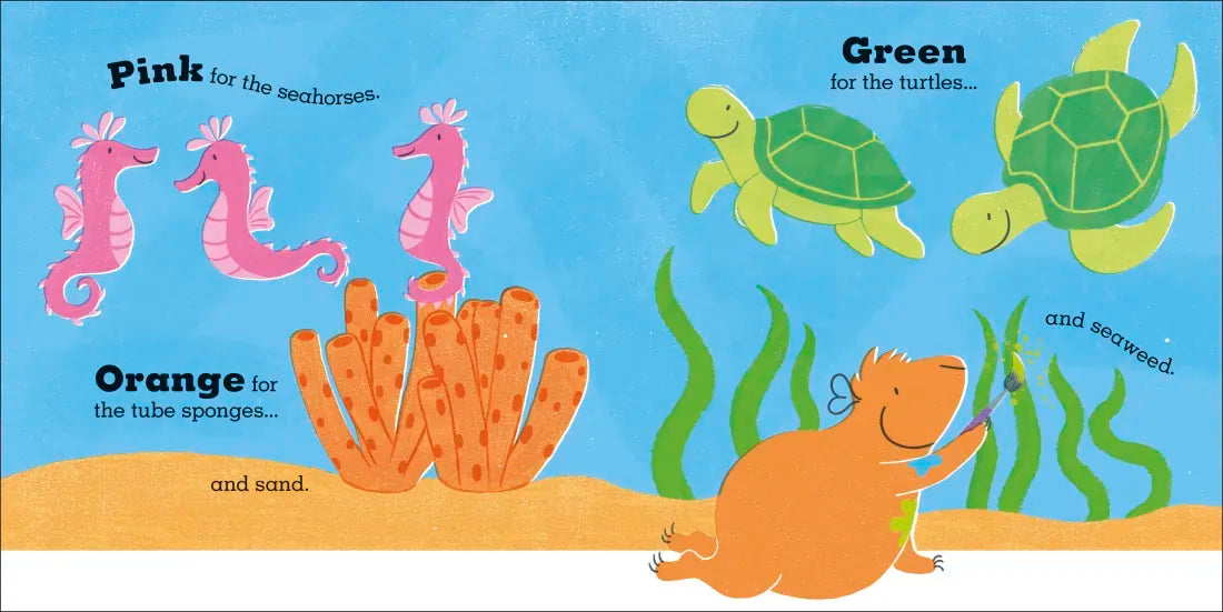 Guinea Pigs Go Painting US - Board book