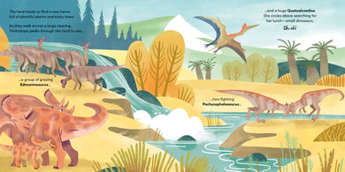 A Dinosaur's Day: Triceratops Follows Its Herd US - Hardback